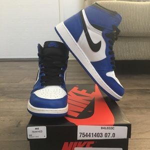 💯 Authentic Air Jordan 1 Retro High OG Game Royal